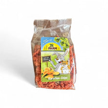 Naturbelassene Karottenchips