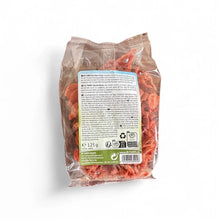 Naturbelassene Karottenchips