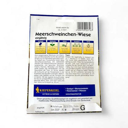 Saatgutmischung Meerschweinchen-Wiese zum Aussäen