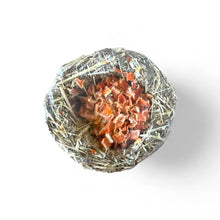 Knabbernapf aus Timothy-Heu – in verschiedenen Sorten