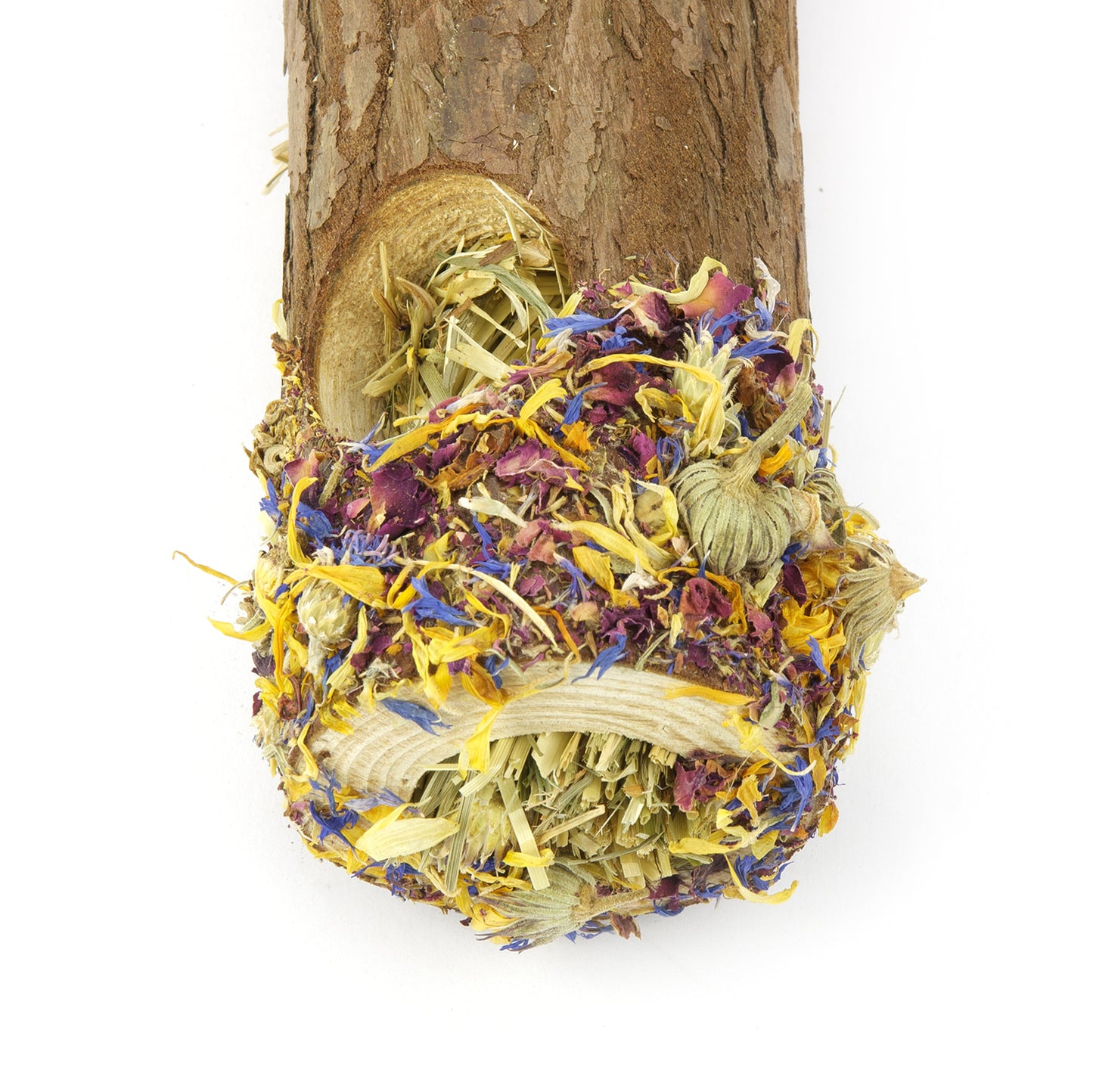 Gefüllter Holztunnel