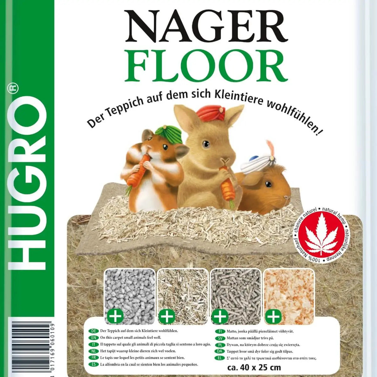 Nagerfloor aus Naturhanf