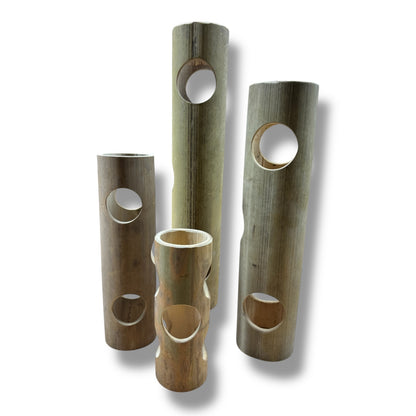 Röhren aus Bambus – in verschiedenen Größen