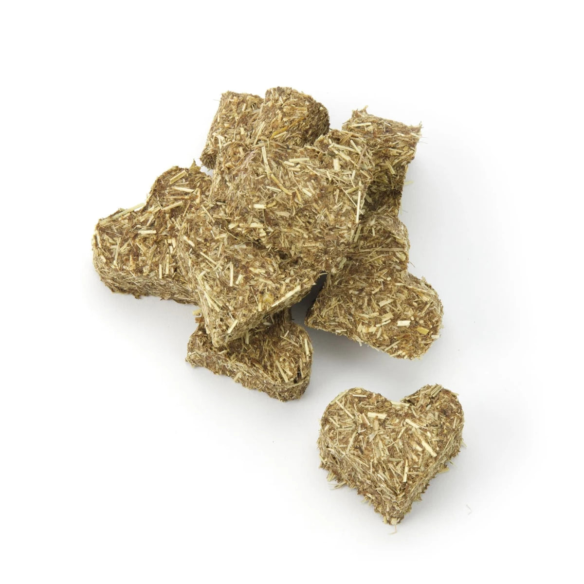 Kräuterherzen mit Timothy-Heu